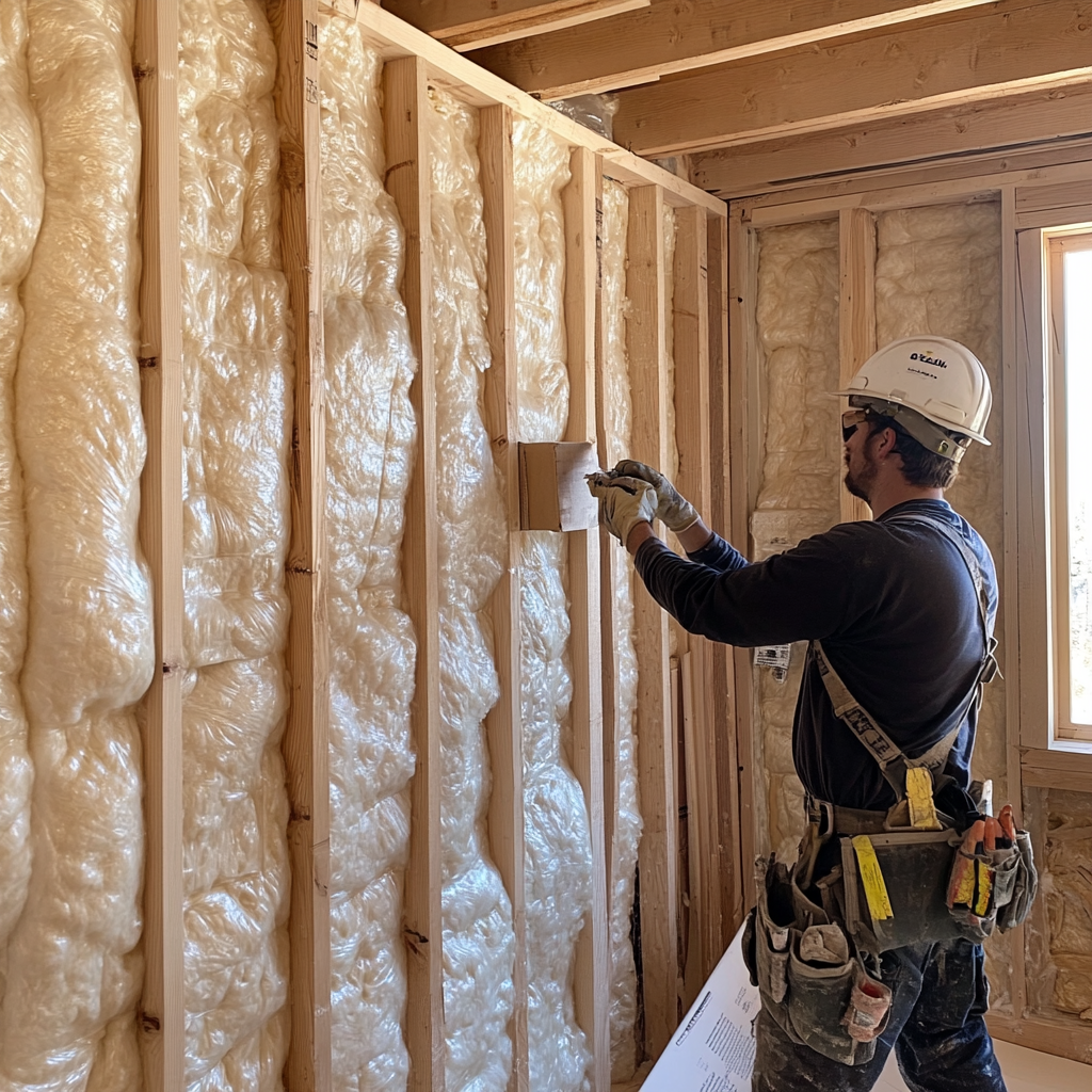 installing insulation